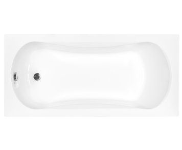 Ванна акрилова Besco Aria Plus 140x70 (WAA-140-PU) без ніжок і ручок з отворами під ручки 371260 фото