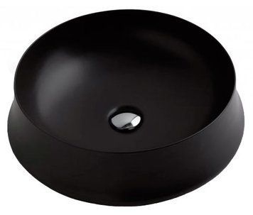 Умивальник Simas Sharp &Oslash; 50 см SH01 (Nero Matt) чорний мат 276440 фото