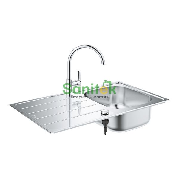 Кухонна мийка Grohe K200 86x50 (31562SD1) зі змішувачем для кухні Grohe BauEdge 31367001 (хром) 382861 фото