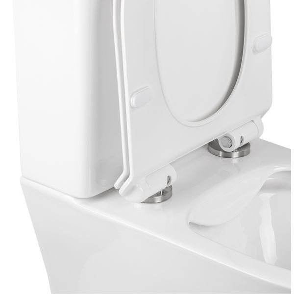 Унітаз-компакт Qtap Virgo Rimless (QT18222169ARW) з сидінням Soft-close 389100 фото