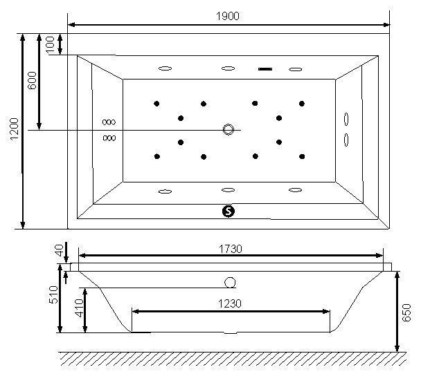 Ванна акрилова Excellent Crown Lux 190x120 (WAEX.CRO19WH) 269424 фото