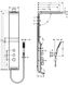Душова панель Hansgrohe Raindance Lift 180 2jet 27008400 з термостатом (білий/хром) 91629 фото 2