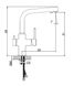 Змішувач для кухні Imprese Daicy 55009S-F з підключенням питної води (сатин) 121088 фото 2