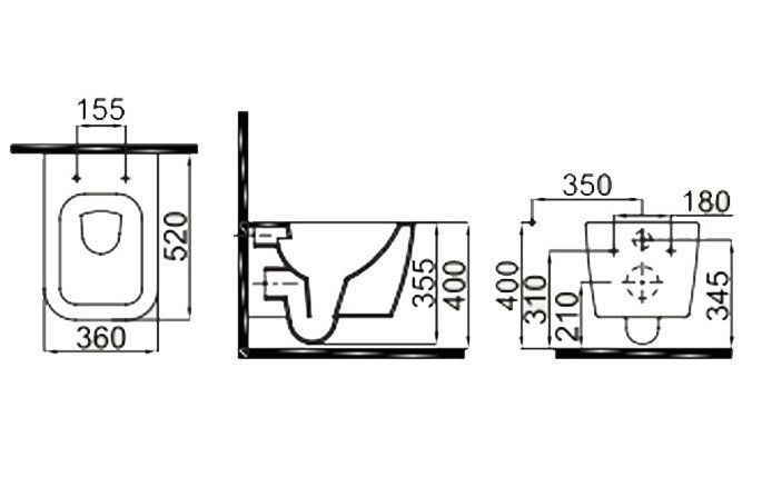 Унітаз підвісний Idevit Halley Rimless 3204-2616 167023 фото