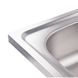 Кухонна мийка Lidz 5060 Decor 0,6 мм (LIDZ506006DEC) накладна 384972 фото 6