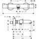 Змішувач для ванни Hansgrohe Ecostat Comfort 13114670 з термостатом (чорний матовий) 305061 фото 2