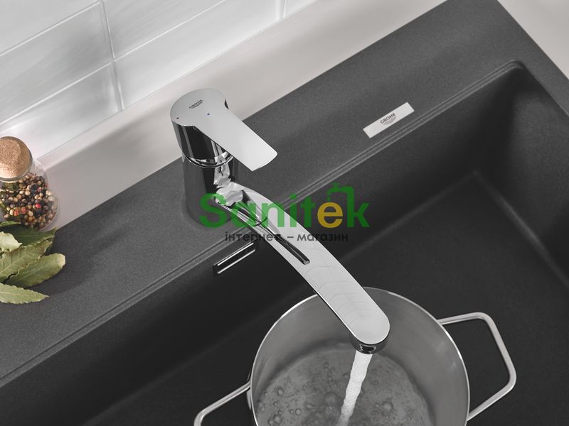 Набор смесителей для ванной комнаты Grohe QuickFix Start UA202301KE + кухнный смеситель 695943 фото