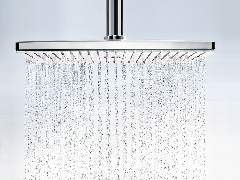 Верхний душ Hansgrohe Rainmaker Select 460 3jet EcoSmart 24017400 (белый-хром) 129411 фото