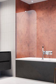 Шторка для ванны Radaway Torrenta PNJ II 80 L (1201101-101L) профиль хром/стекло прозрачное 507719 фото