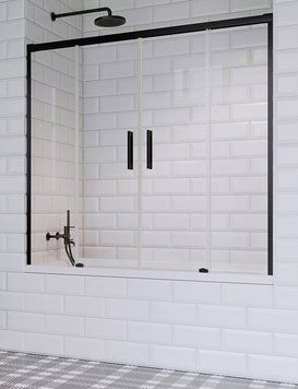 Шторка для ванны Radaway Idea Black PN DWD 150 (10004150-54-01) чёрный профиль/стекло прозрачное 281035 фото