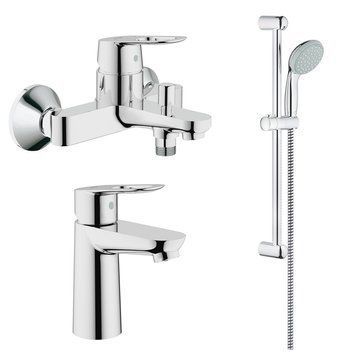 Набор смесителей для ванной комнаты Grohe BauLoop 121827 (23341000+23337000+27598000) 214207 фото