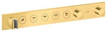 Змішувач для ванни та душу Axor Select 18358950 прихованого монтажу з термостатом (матова латунь) 534008 фото