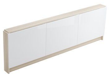 Панель фронтальна для ванни Cersanit Smart 170 (біла-ясень) 130465 фото