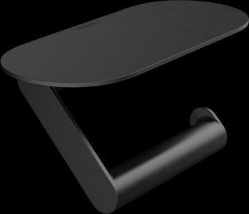 Держатель для туалетной бумаги Hansgrohe WallStoris 27928670 (чёрный матовый) 428015 фото