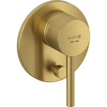 Смеситель для ванны и душа Kludi Bozz 38716N076 скрытого монтажа (матовое золото) 872847 фото