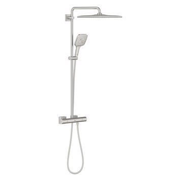 Душевая система Grohe Rainshower Smartactive 310 26837DC0 с термостатом (суперсталь) 848004 фото