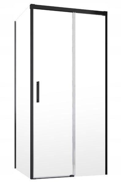 Душові двері Radaway Idea Black KDJ 130 R (387043-54-01R) чорний профіль/скло прозоре 279220 фото