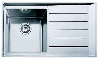 Кухонная мойка Franke Neptune Plus NPX 611 (101.0068.368) полированная левая 139905 фото