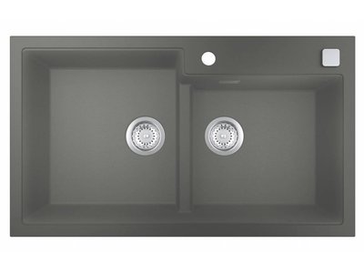 Гранітна мийка Grohe K500 86x50 (31649AT0) сірий граніт 277136 фото