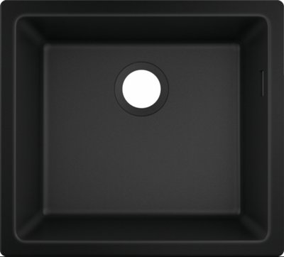 Гранітна мийка Hansgrohe S510-U450 GS 43431170 (чорний графіт) 305053 фото