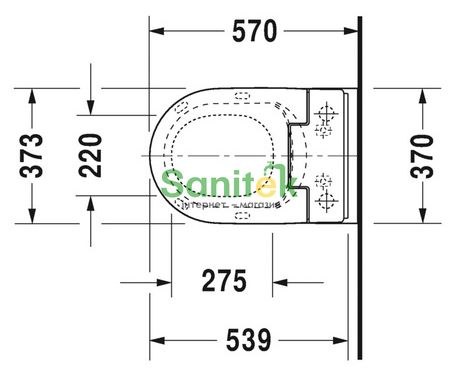 Унітаз підвісний Duravit ME by Starck SensoWash Rimless 2529590000 156866 фото