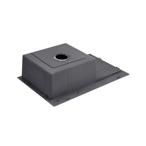 Кухонна мийка Kroner KRP Schwarze - 7849LHM PVD (чорний) 697817 фото