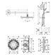 Душова система Hansgrohe Ecostat 15758111 (27607000+15758000+01800180+27353400+27454000) з термостатом 383520 фото 2