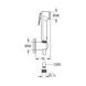 Гигиенический душевой набор Grohe Tempesta-F Trigger Spray 1025302431 (черный матовый) 872623 фото 2
