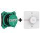 Змішувач для ванни та душу Hansgrohe ShowerSelect Comfort Q 15583700+01500180 прихованого монтажу з термостатом (білий матовий) 992775 фото 1