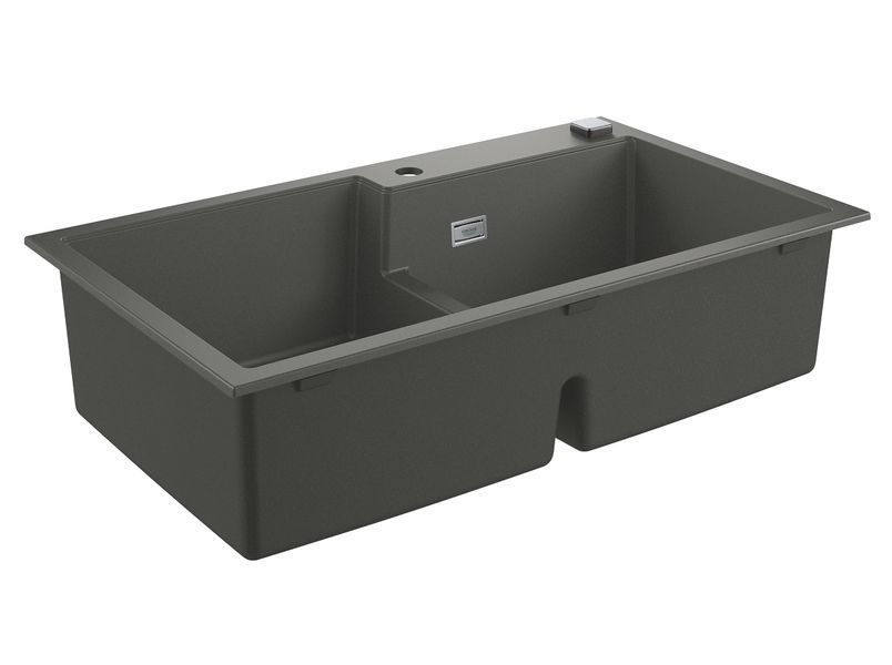 Гранитная мойка Grohe K500 86x50 (31649AT0) серый гранит 277136 фото
