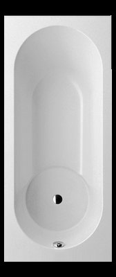 Ванна кварилова Villeroy&Boch Libra 160x70 (UBQ167LIB2V-96) яскраво-білий 153070 фото