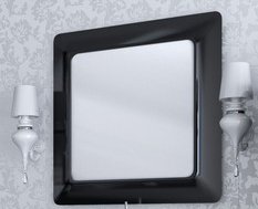 Зеркало для ванной комнаты Ювента Ticino TcМ-80 black (чёрное) 123700 фото