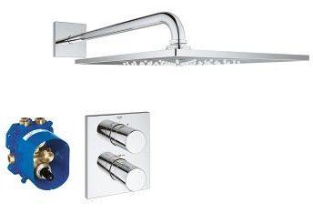 Душевая система Grohe Grohtherm 3000 Cosmopolitan 26261000 с термостатом (хром) 136310 фото