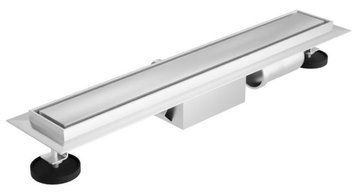 Душевой трап Lavita Plate steel 700 (5900378315094) с решёткой Классик и под плитку 827699 фото
