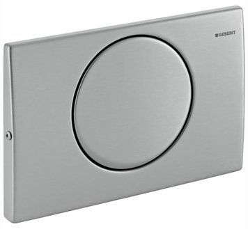 Змивна клавіша Geberit Delta 10 (115.108.00.1) нержавіюча сталь 546551 фото