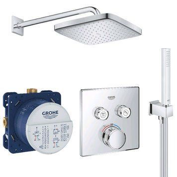 Душевая система Grohe Grohtherm SmartControl Tempesta 250 26415SC1 (26687000+26405000+35600000+29124000) с термостатом 382884 фото