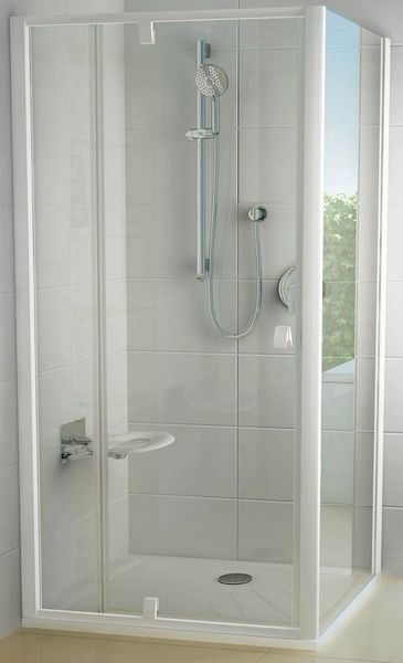 Душова кабіна Ravak Pivot PDOP2+PPS 120x100 (03GG0101Z1+90GA0100Z1) білий профіль/скло Transparent 279747 фото