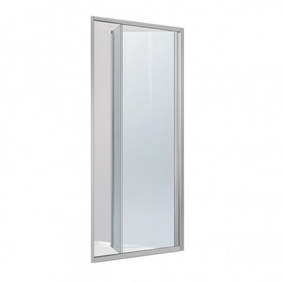 Душові двері Devit Fresh 100 (FEN9210) профіль хром/скло прозоре 312155 фото