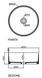 Умывальник Axa Mate &Oslash; 40 см 7820012 (белый матовый) 851176 фото 3