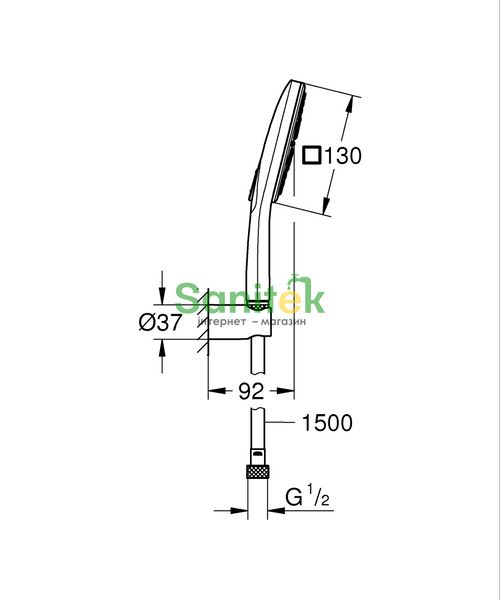 Душова система Grohe Grohtherm Start UA25183007 (хром) 695354 фото