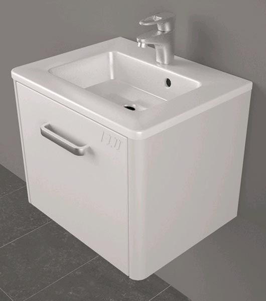 Тумба под умывальник Fancy Marble (Буль-Буль) Fiji/Bali 50 (белая) 685340 фото