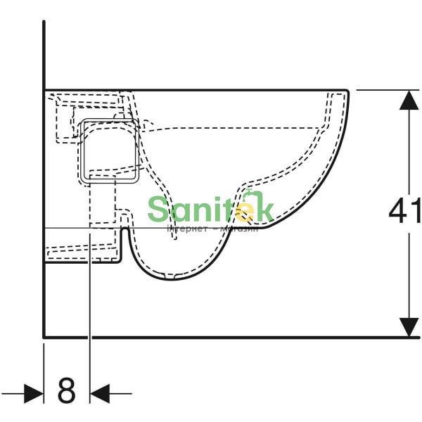 Унитаз подвесной Geberit Selnova Rimfree 501.545.01.1+500.335.01.1 с сиденьем Duroplast Soft Close 425452 фото