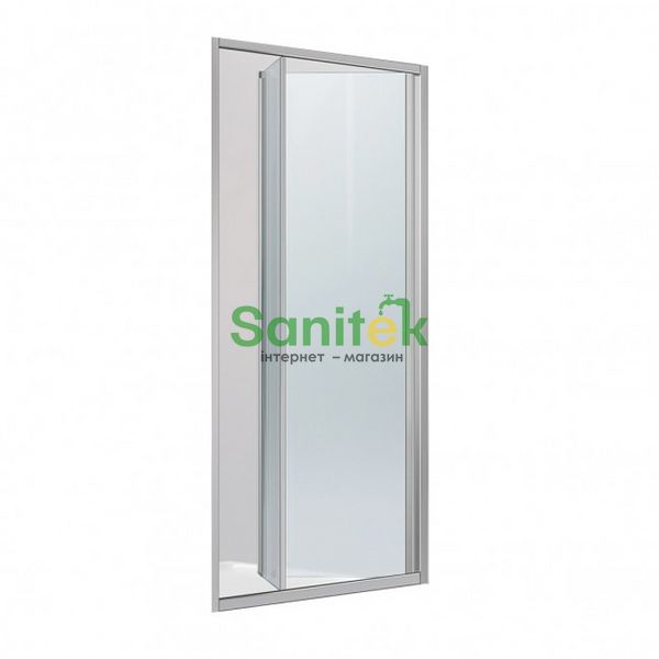 Душові двері Devit Fresh 100 (FEN9210) профіль хром/скло прозоре 312155 фото