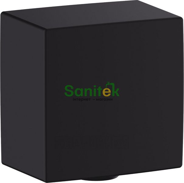 Підключення для душового шлангу Hansgrohe FixFit E 26457670 із зворотним клапаном (чорний матовий) 417788 фото
