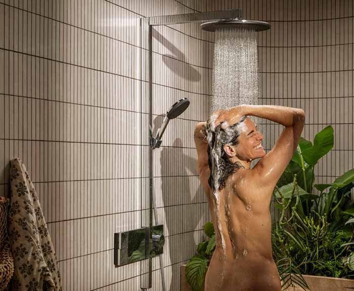 Душова система Hansgrohe Raindance Alive S 300 1jet EcoSmart ShowerSelect Comfort 24583000 з термостатом (хром) 987185 фото