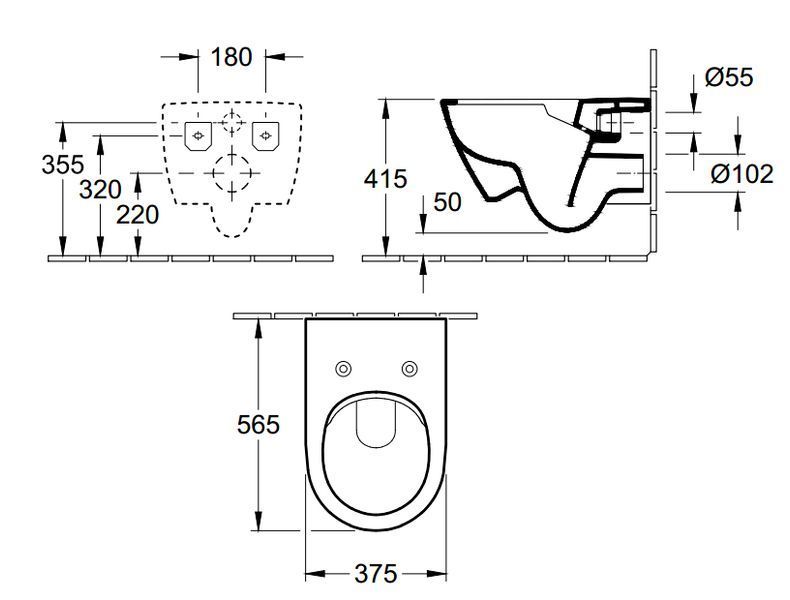 Унитаз подвесной Villeroy&Boch Subway 2.0 DirectFlush 5614R0R2 (ярко-белый ceramicplus) 157981 фото