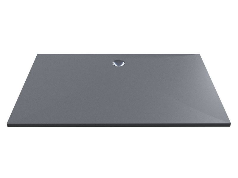 Душовий піддон Miraggio Brugge 1400x900 (00001002) Mirastone Gray 516878 фото