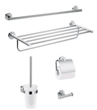 Набор аксессуаров для ванной Hansgrohe Logis Universal 5в1 41728000 хром 265106 фото
