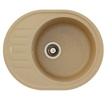 Гранітна мийка Fabiano Arc 62x50 Beige (8221.401.0464) 146610 фото
