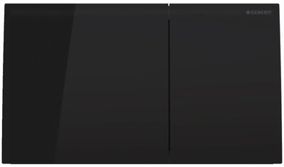 Змивна клавіша Geberit Sigma 70 (115.622.SJ.1) скло чорне 696151 фото